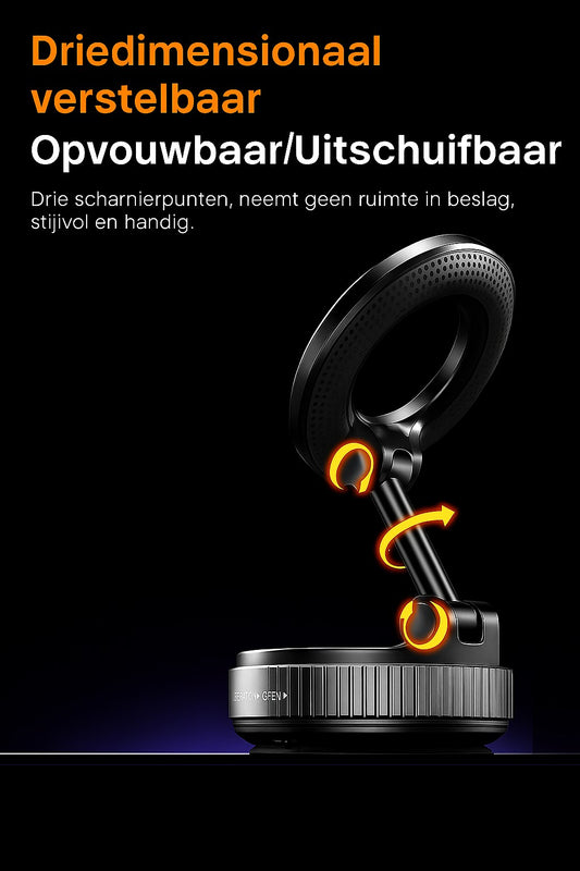 MagnoGrip™ – 360° magnetische autohouder voor veilige, handsfree ritten🚗