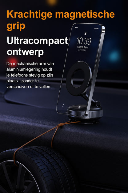 MagnoGrip™ – 360° magnetische autohouder voor veilige, handsfree ritten🚗